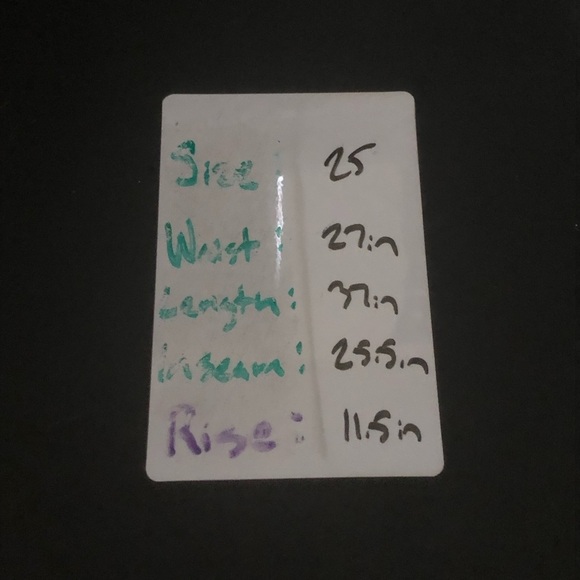 Anthropologie Fatima Dye Dipped Pants Women's 25 Wide Leg Cropped Two Button - Picture 7 of 7